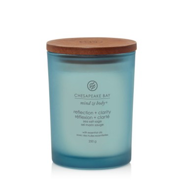 Średnia świeca Reflection & Clarity (Sea Salt Sage) Chesapeake Bay Candle