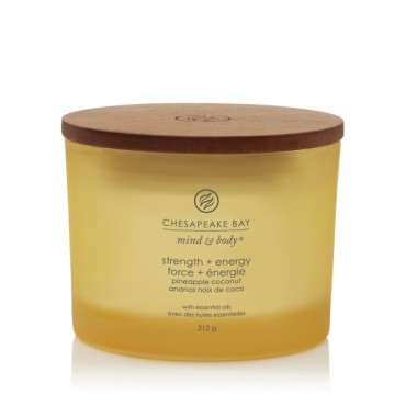 Duża świeca z 3 knotami Strength & Energy (Pineapple Coconut) Chesapeake Bay Candle