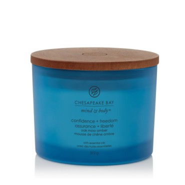Duża świeca z 3 knotami Confidence & Freedom (Oak Moss Amber) Chesapeake Bay Candle