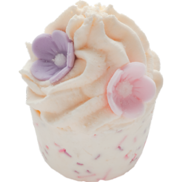 Kremowa babeczka do kąpieli FRANGIPANI Bomb Cosmetics