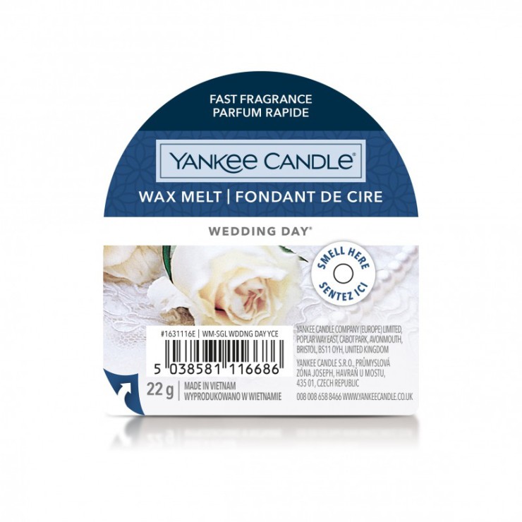 Wosk Wedding Day Yankee Candle