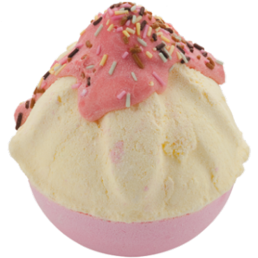 Musująca kula do kąpieli KOKTAJL TRUSKAWKOWO-BANANOWY Bomb Cosmetics