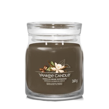 Średnia świeca Signature Vanilla Bean Espresso Yankee Candle