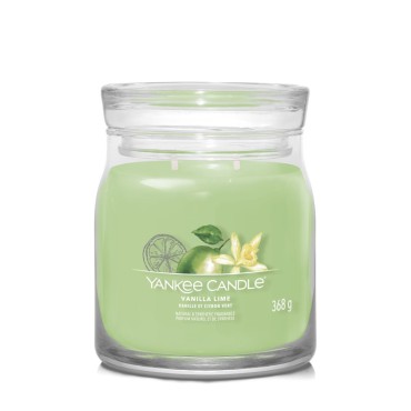 Średnia świeca Signature Vanilla Lime Yankee Candle