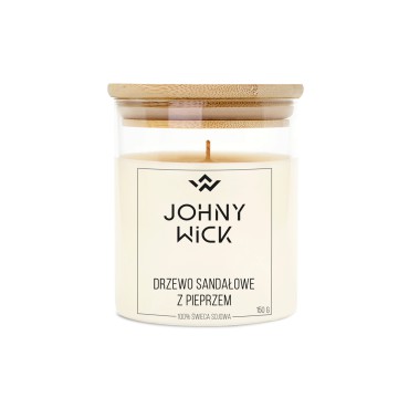Świeca zapachowa 150g Drzewo sandałowe z pieprzem Johny Wick