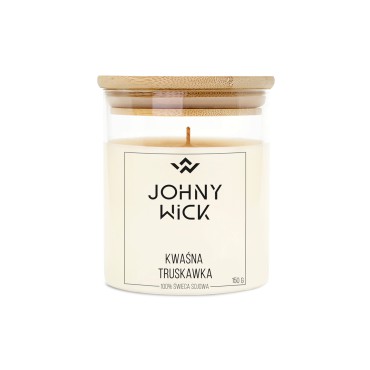 Świeca zapachowa 150g Kwaśna Truskawka Johny Wick