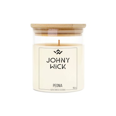 Świeca zapachowa 150g Peonia Johny Wick