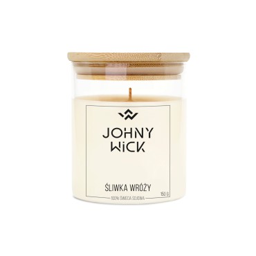 Świeca zapachowa 150g Śliwka Wróży Johny Wick