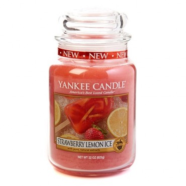 Duża świeca Strawberry Lemon Ice Yankee Candle
