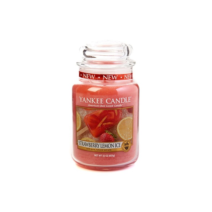 Duża świeca Strawberry Lemon Ice Yankee Candle Duża świeca Strawberry Lemon Ice Yankee Candle
