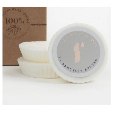 Naturalny sojowy wosk do aromaterapii 3szt - Na Redukcję Stresu (ożywczy spokój) Flagolie