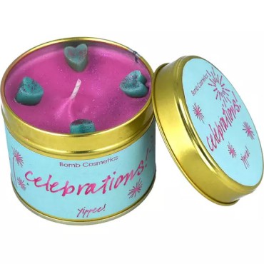 Świeca zapachowa w puszce Celebrations Bomb Cosmetics