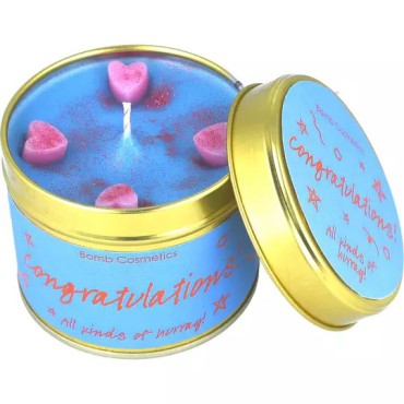 Świeca zapachowa w puszce Congratulations Bomb Cosmetics