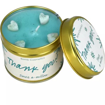 Świeca zapachowa w puszce Thank You Bomb Cosmetics