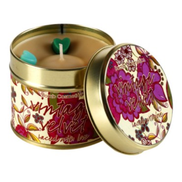 Świeca zapachowa w puszce Vintage Velvet Bomb Cosmetics