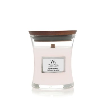 Średnia świeca Sheer Tuberose Woodwick