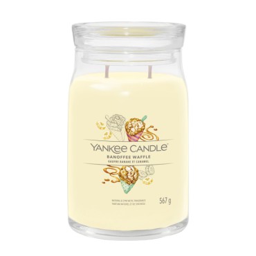 Duża świeca Signature Banoffee Waffle Yankee Candle