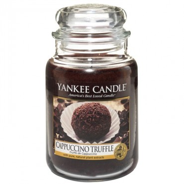 Duża świeca Cappuccino Truffle Yankee Candle