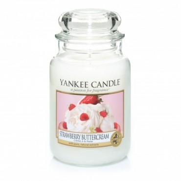 Duża świeca Strawberry Buttercream Yankee Candle