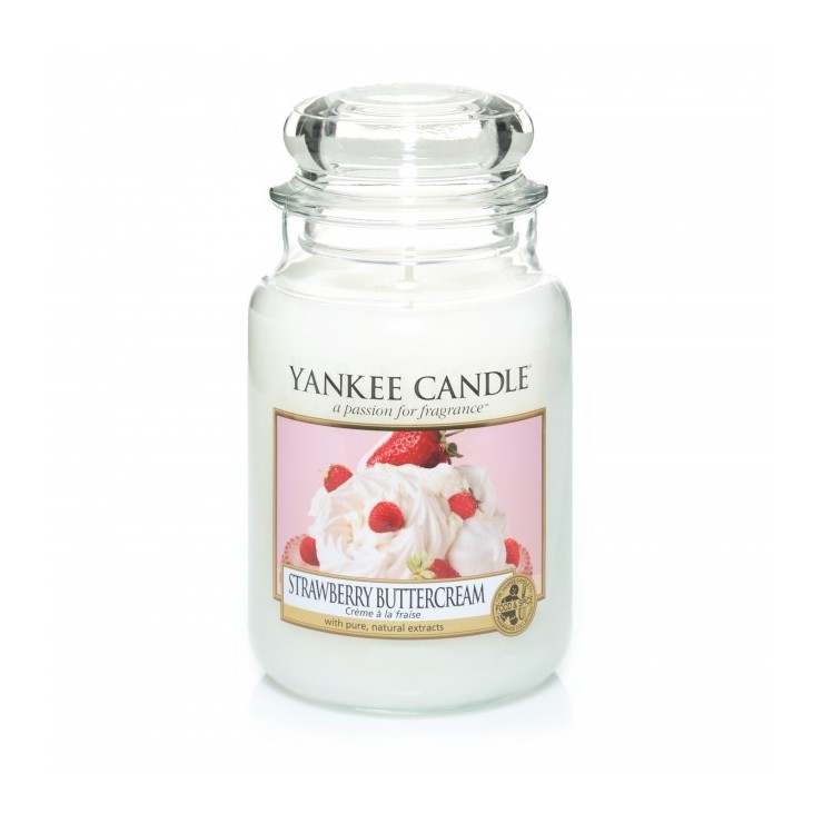 Duża świeca Strawberry Buttercream Yankee Candle Duża świeca Strawberry Buttercream Yankee Candle