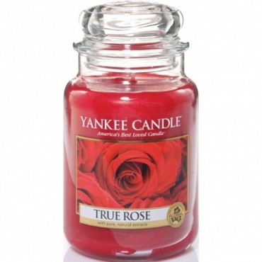 Duża świeca True Rose Yankee Candle