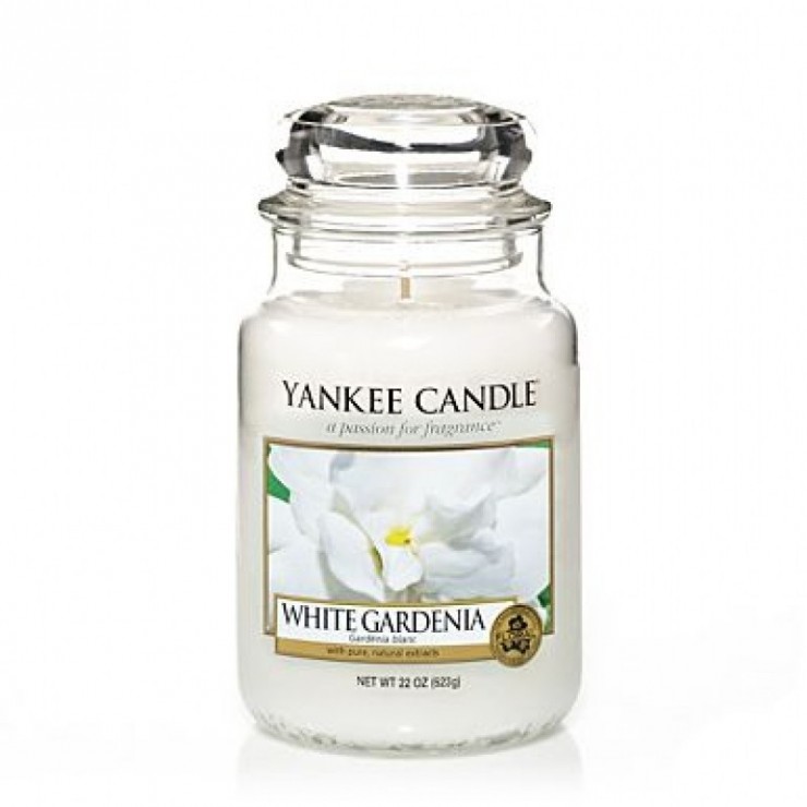 Duża świeca White Gardenia Yankee Candle Duża świeca White Gardenia Yankee Candle