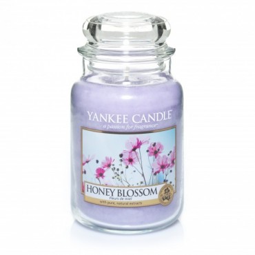 Duża świeca Honey Blossom Yankee Candle