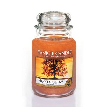 Duża świeca Honey Glow Yankee Candle