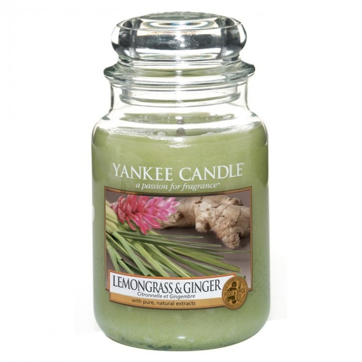 Duża świeca Lemongrass & Ginger Yankee Candle Duża świeca Lemongrass & Ginger Yankee Candle