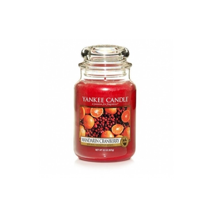 Duża świeca Mandarin Cranberry Yankee Candle Duża świeca Mandarin Cranberry Yankee Candle