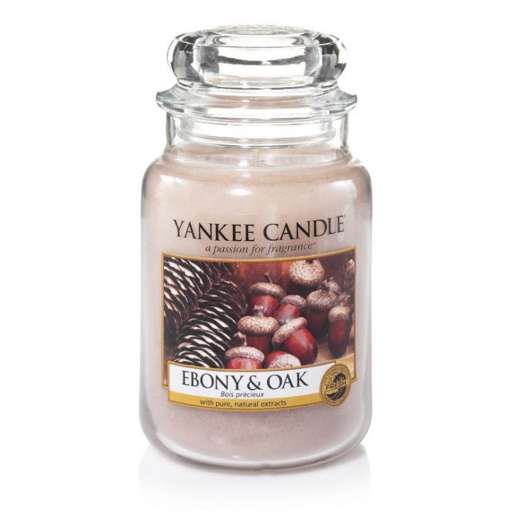 Duża świeca Ebony & Oak Yankee Candle Duża świeca Ebony & Oak Yankee Candle