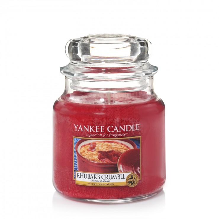 Średnia świeca Rhubarb Crumble Yankee Candle Średnia świeca Rhubarb Crumble Yankee Candle