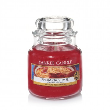 Mała świeca Rhubarb Crumble Yankee Candle