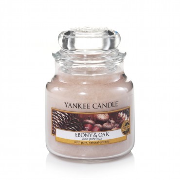Mała świeca Ebony & Oak Yankee Candle