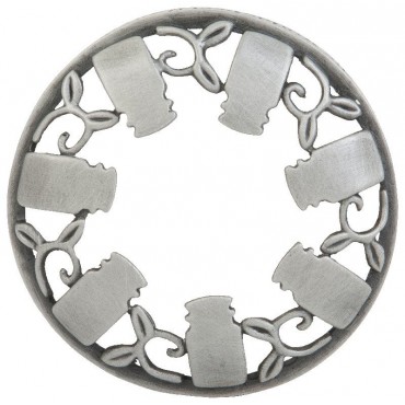 WBLC Illumalid® Brushed Silver - nakładka na słoik