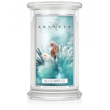 Duża świeca Blue Spruce Kringle Candle