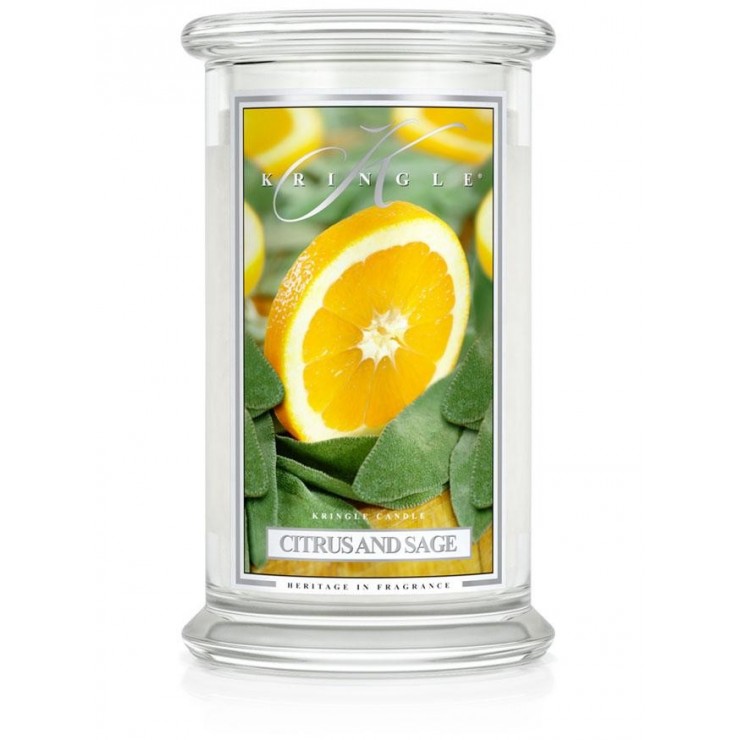 Duża świeca Citrus and Sage Kringle Candle Duża świeca Citrus and Sage Kringle Candle