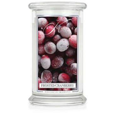 Duża świeca Frosted Cranberry Kringle Candle