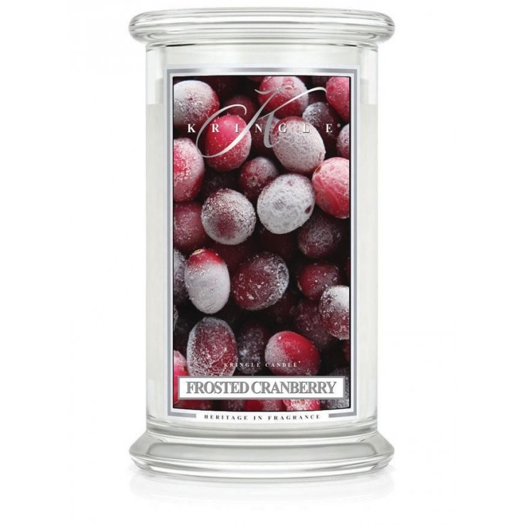 Duża świeca Frosted Cranberry Kringle Candle Duża świeca Frosted Cranberry Kringle Candle
