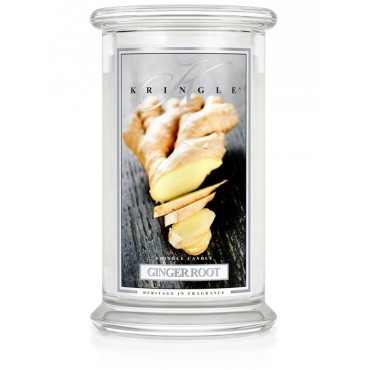 Duża świeca Ginger Root Kringle Candle
