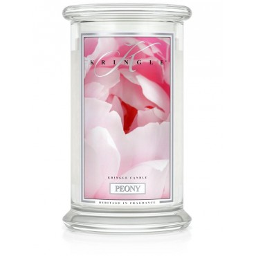 Duża świeca Peony Kringle Candle