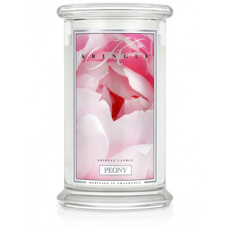 Duża świeca Peony Kringle Candle