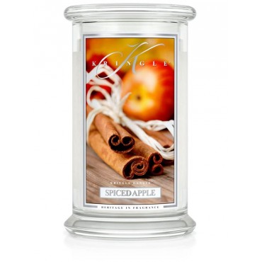 Duża świeca Spiced Apple Kringle Candle