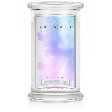 Duża świeca Watercolors Kringle Candle