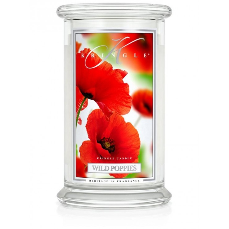 Duża świeca Wild Poppies Kringle Candle Duża świeca Wild Poppies Kringle Candle