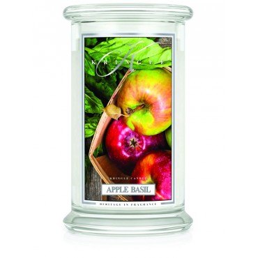 Duża świeca Apple Basil Kringle Candle