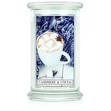 Duża świeca Cashmere & Cocoa Kringle Candle