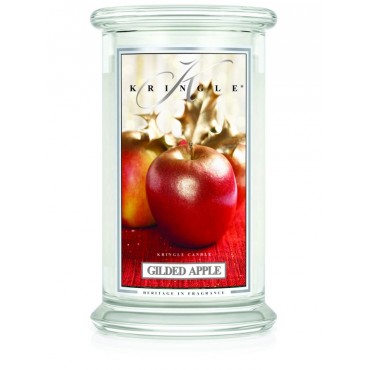 Duża świeca Gilded Apple Kringle Candle