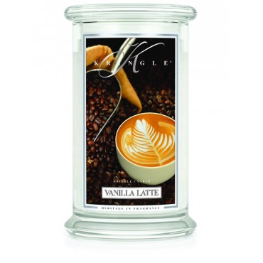 Duża świeca Vanilla Latte Kringle Candle