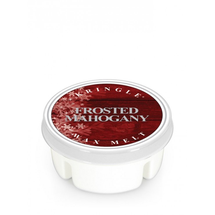 Wosk Frosted Mohogany Kringle Candle Wosk Frosted Mohogany Kringle Candle